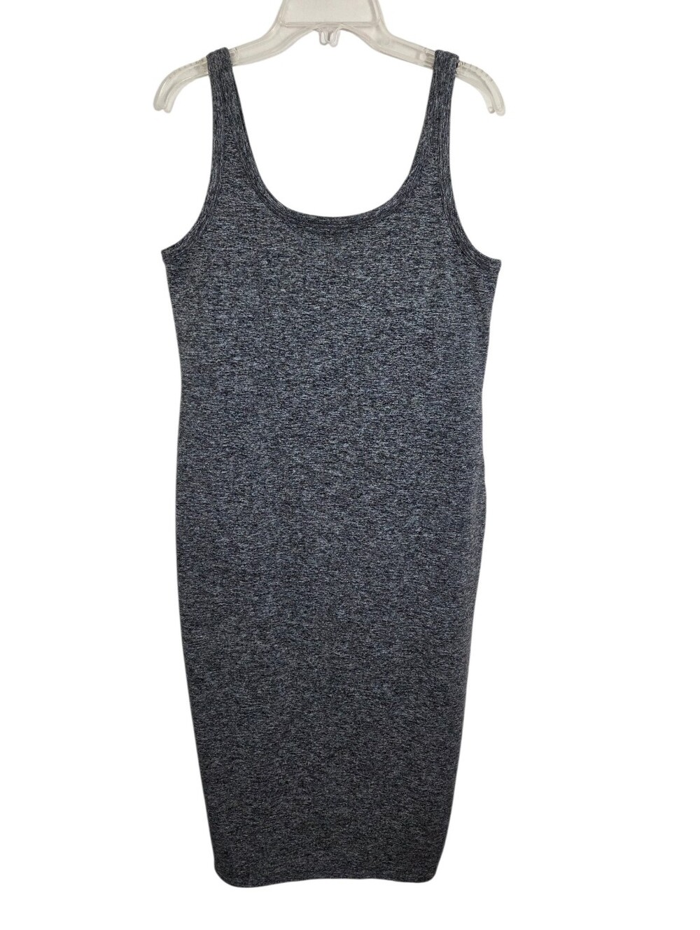 Vuori Halo Essential DreamKnit Dress Heathered Grey Black Size Large Athletic